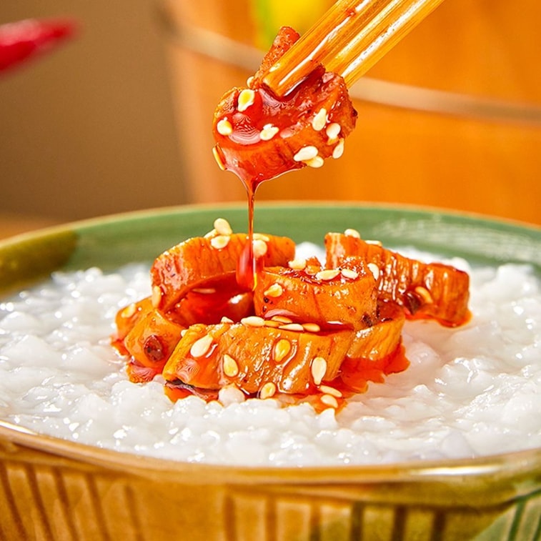 Sichuan Spicy Dried Radish, Homemade Specialty, Crunchy and Spicy Radish Cubes 230g, Pickles for Rice, Fragrant and Spicy 7