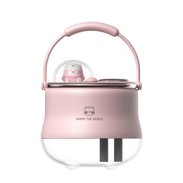 Super Cute Double Spray Humidifier Desktop Atmosphere With Sleeping Lamp Humidifier Pink - Charging Model