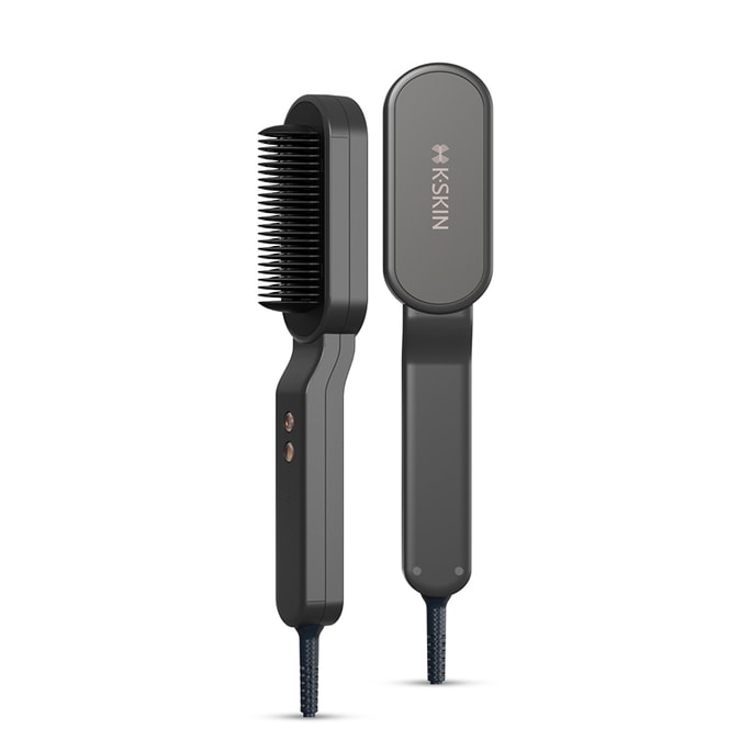Hair Straightening Brush with Thermal Balance Tech Tames Straight Negative Ion Protection  KD373 1 Pcs
