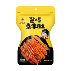 五贤斋 酱爆素牛肚 豆干 100g 【Q弹入味 酱香浓郁】