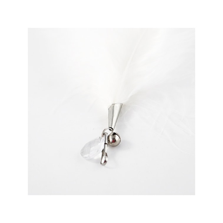 尾大的喵 两节伸缩逗猫棒高弹力款 升缩长度435mm-700mm #钓猫棒标准版*1+标准版羽毛配件*1【优惠组合装】 6