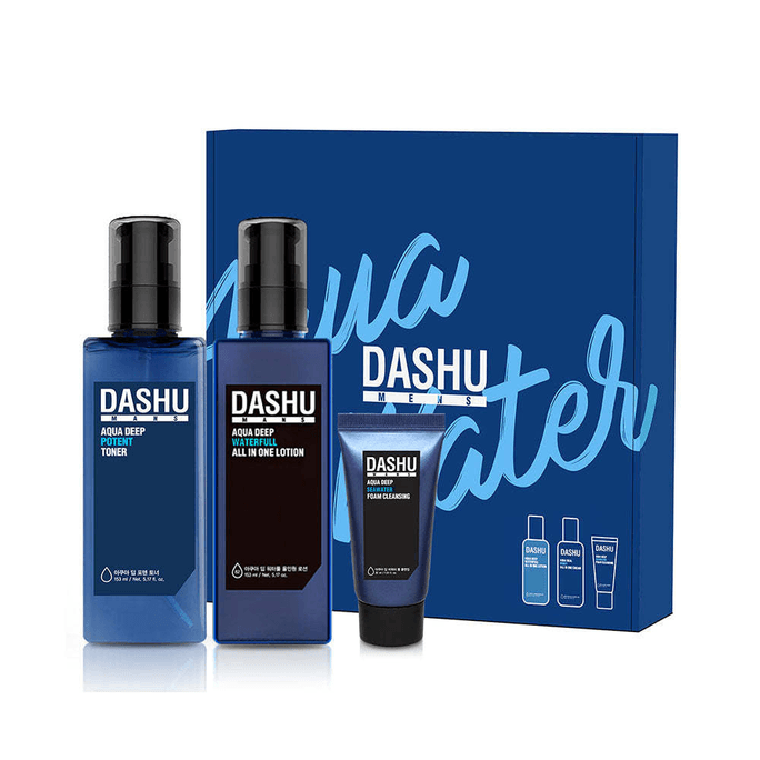 韓國DASHU男士Aqua Water保養套裝