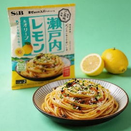 Pasta Sauce Mix, Setouchi Lemon and Olive Oil Flavor, 1.51 oz【Refreshing Citrus With Parmesan Parsley】