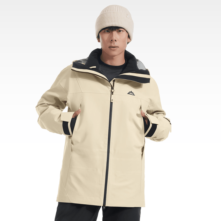 Lightweight Ski Suit for Men SK19323- Gravel Brown-180/100A(XL) 8