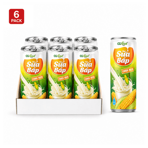 越南 L.A. Lucky CG Food 玉米奶飲品 香甜順口 325ml×6罐【6罐裝】