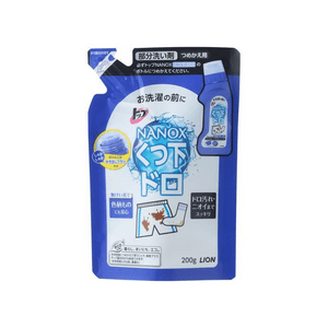 [일본 직배송] 라이온 진흙 얼룩 제거제 리필팩 200ml (일본) - 양말이나 기타 의류에 묻은 진흙 얼룩 제거에 탁월합니다.