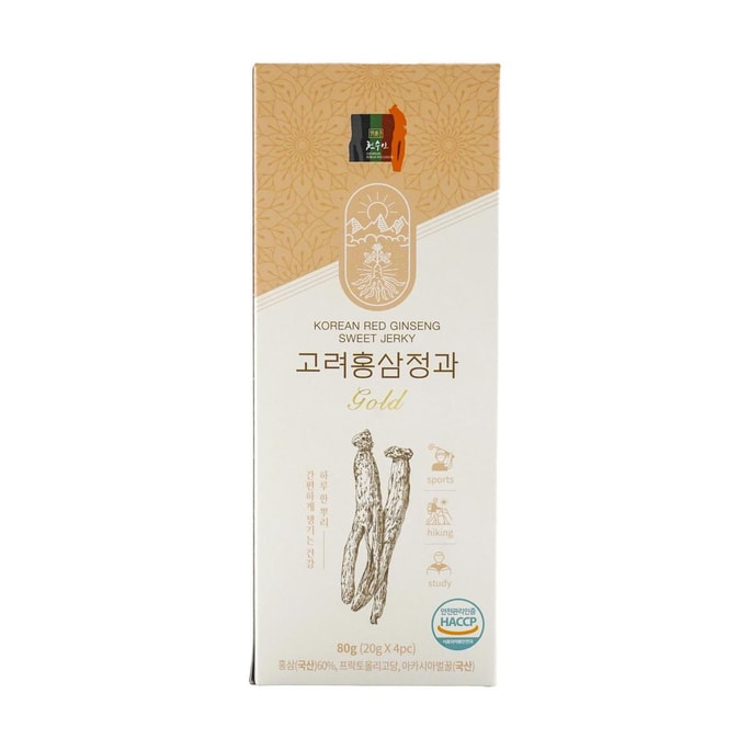 한국산 홍삼 육포 2.82온스