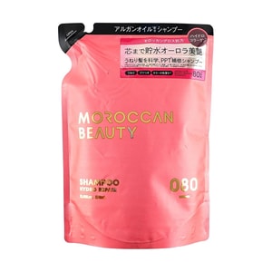 日本MOROCCANBEAUTY 膠原精華洗髮精補充裝 摩洛哥堅果油修護 370ml 滋養水潤亮澤 染髮後鎖色 細軟髮質專研