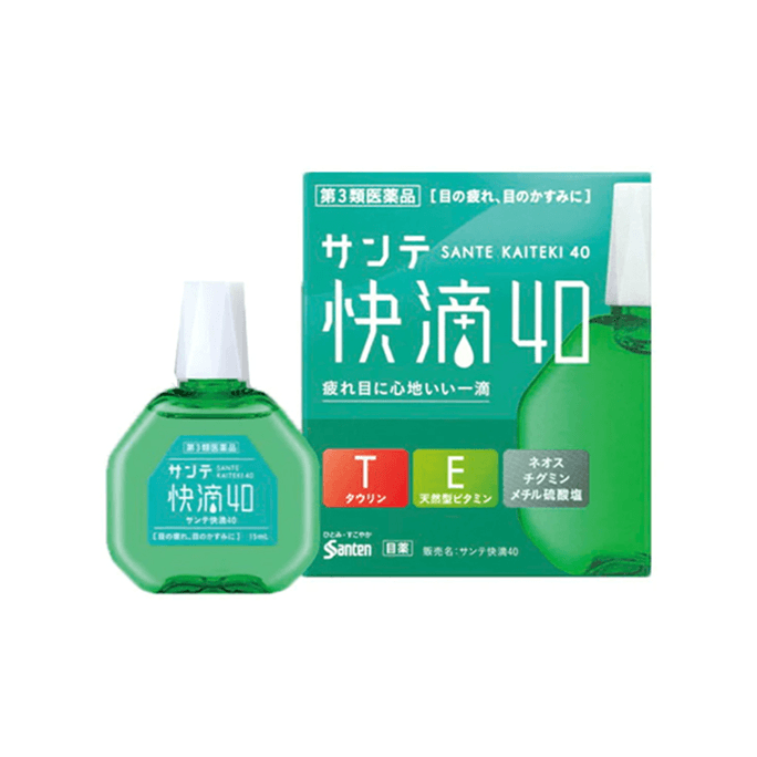 SANTEN Comfort Drops 40 Eye Drops 15ml