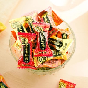 Assorted Peanut Crisp Candy ,Nuts+Peanuts+Coconut+ Black Sesame Flavor,10.79oz【The Year of The Horse】