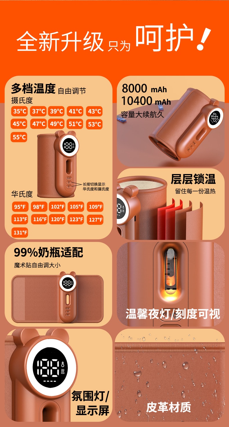 Bottle warmer constant temperature portable-violet 1 bunch