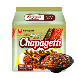 Korean Chapagetti Noodles with Chajang Black Bean Sauce - 4 Packs* 4.47oz