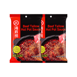 海底捞 浓香牛油火锅底料火锅底料 150g*2包入 【Made in USA】【新旧包装随机发】