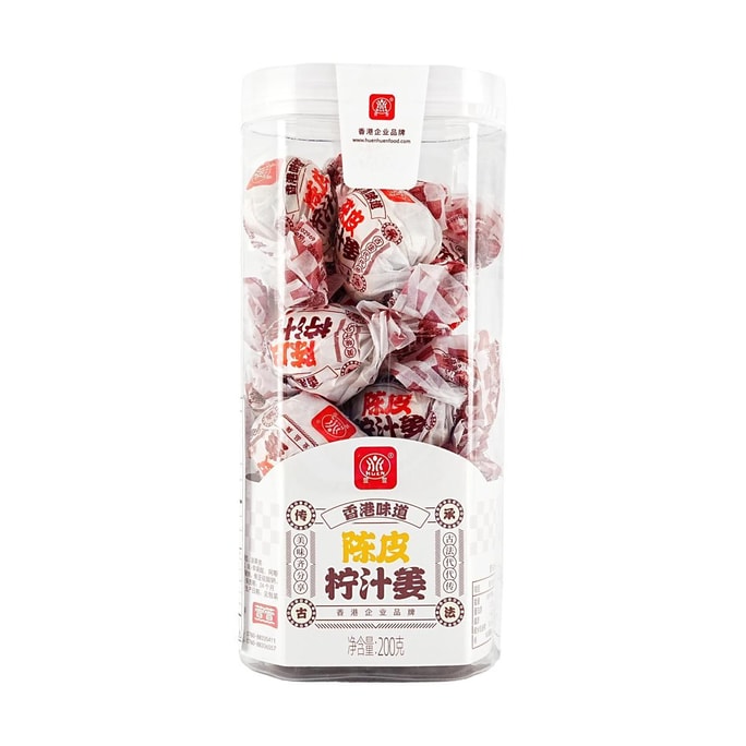 萱萱 陈皮柠汁姜 果脯蜜饯 200g【香港风味】