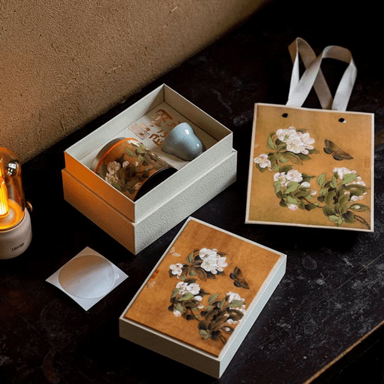 New Chinese Tea Gift Set: Song Butterfly Elegance [Lapsang Souchong 50g] 3