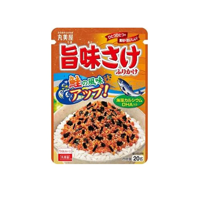 【日本直邮】日本丸美屋 网红拌饭料 速食饭团调味料 三文鱼海苔 20g