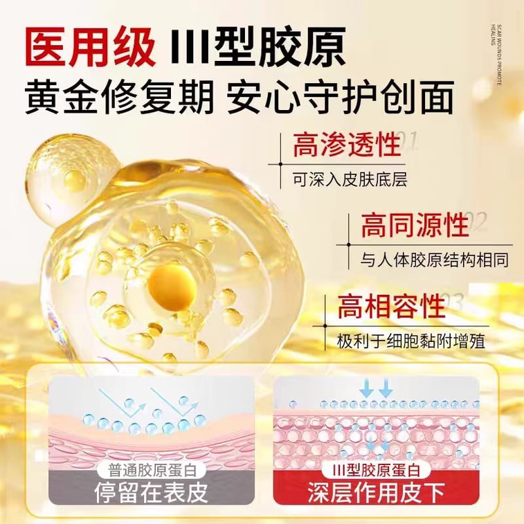 Recombinant Type III Humanized Collagen Dressing 20g Skin care recovery 3