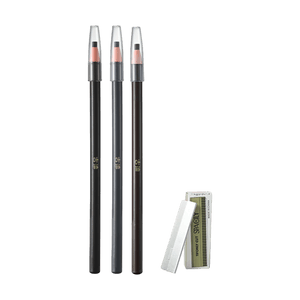 GOOOD古迪 免削1818拉线眉笔 黑色+灰色+深咖(送10片修眉刀片)