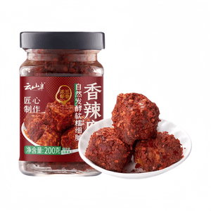 [중국 직배송] 운산반 매운 발효두부, 쓰촨 특산품, 자연 발효두부, 200g*1병