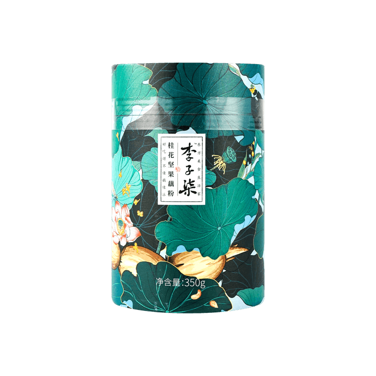 李子柒 每日桂花堅果藕粉羹 350g *2【2份超值裝】【沖泡即食早餐代餐】 9