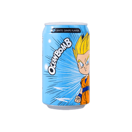 Dragon Ball Sparkling Water - White Grape Flavor 11.15fl oz