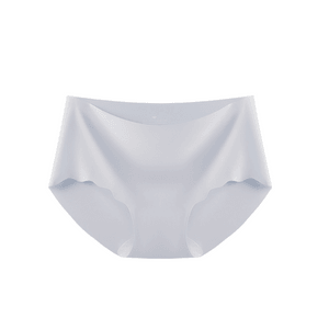 Non Marking Underwear Pure Cotton Antibacterial Breathable Invisible Triangle Pants Purple 3 Pairs M