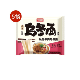 【中国直送】金邑朗 インスタント牛肉うどん（5袋入り）149g