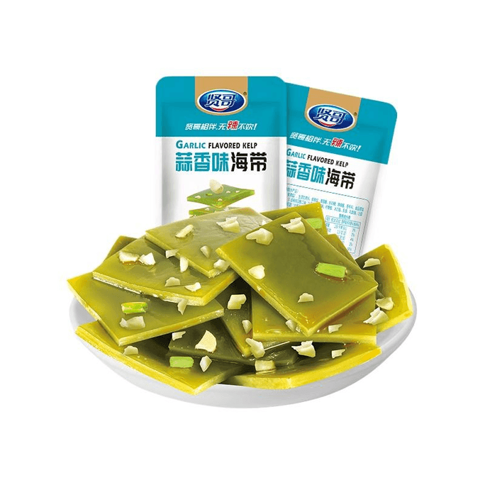 [중국 직배송] 시안거 다시마맛 스낵 캐주얼 스낵 다시마맛 개별포장 마늘맛(약간매운맛) 210g*1봉