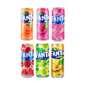 Product: Orange+Grape+White Peach+Apple+Muscat Grape+Golden Grape Soda 101.46 fl oz【6 Flavors 6 Combo Packs】【Refreshing Carbonated Drink】