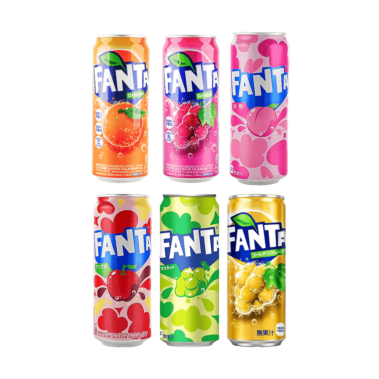 Orange+Grape+White Peach+Apple+Muscat Grape+Golden Grape Soda 101.46 fl oz【6 Flavors 6 Combo Packs】【Refreshing Carbonated Drink】 3