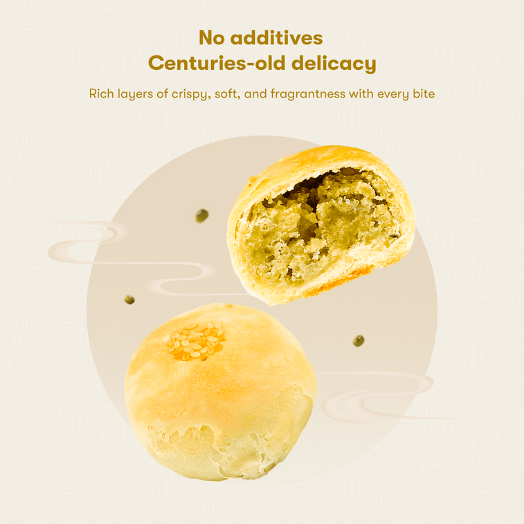 바삭한 녹두 페이스트리 - 3개입, 160g 11