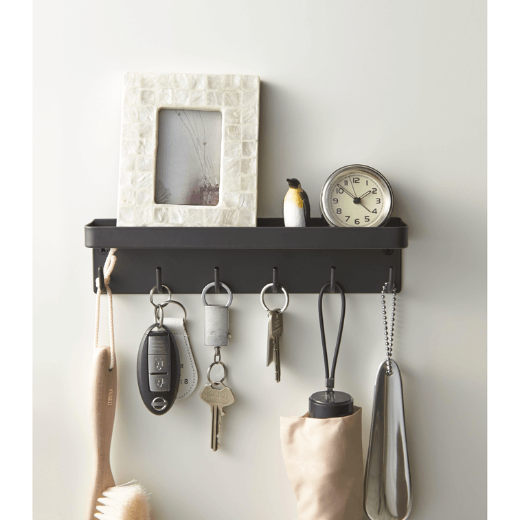 山崎実業 マグネットキーホルダー スチールブラック (1個) 3