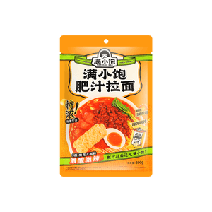【激酸激辣】满小饱 肥汁拉面 特浓汤拉面 300g 内含3秒响铃卷