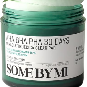 SOMEBYMI AHA BHA PHA 30 Days Miracle Truecica Clear Pad 70 Pads
