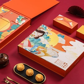 稻香村 寄相思 月餅禮盒 12枚 960g【廣式蓮蓉蛋黃+金絲棗蓉+玫瑰豆沙+蘇式鳳梨+黑芝麻+糖醇南瓜+棗泥蛋黃+果仁冰桔+花生酥】【中秋月餅】