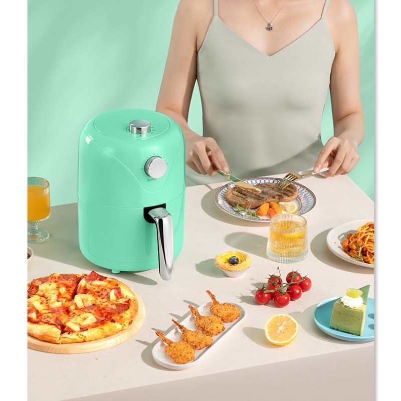 【中国直邮】 亲太太 美规空气炸锅家用小容量迷你便捷无油炸锅  白色 一个装