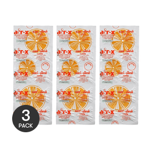 泰國Air-X 脹氣咀嚼糖 10粒入 #橙子味 舒緩胃脹痛 泰國711同款 *3【3份超值裝】