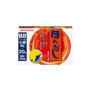 【日本直邮】AJINOMOTO味之素 小袋日式高汤底料 鲣鱼风味 8g*20袋入