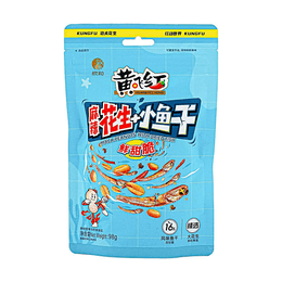 黄飞红 麻辣小鱼干花生 98g 包装随机发