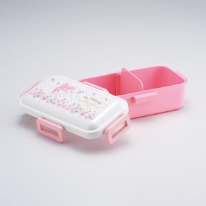 日本SKATER斯凯达 轻盈便当盒饭盒 美乐蒂 粉彩亮色水彩花纹