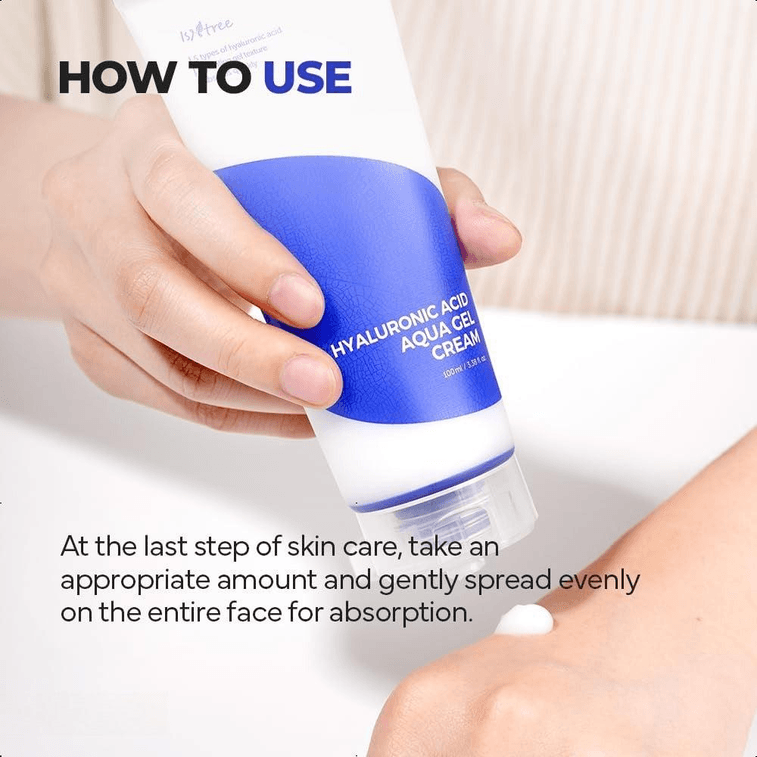 【韓國直郵】 韓國 Isntree 透明質酸鈉水感啫咖哩乳霜 100ml 清爽補水不堵毛孔 保濕水油平衡 敏感肌肉適用 7