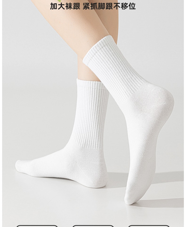 Chaussettes jetables à usage unique Shangguan, chaussettes à usage unique, indispensables en voyage, anti-odeur, absorbant la transpiration, respirant, blanc, mi-mollet, lot de 5 paires [Hygiénique, bénédiction pour paresseux, ne fait pas transpirer les pieds en été, pour voyages d'affaires, tourisme, activités de plein air, camping, activités de groupe]