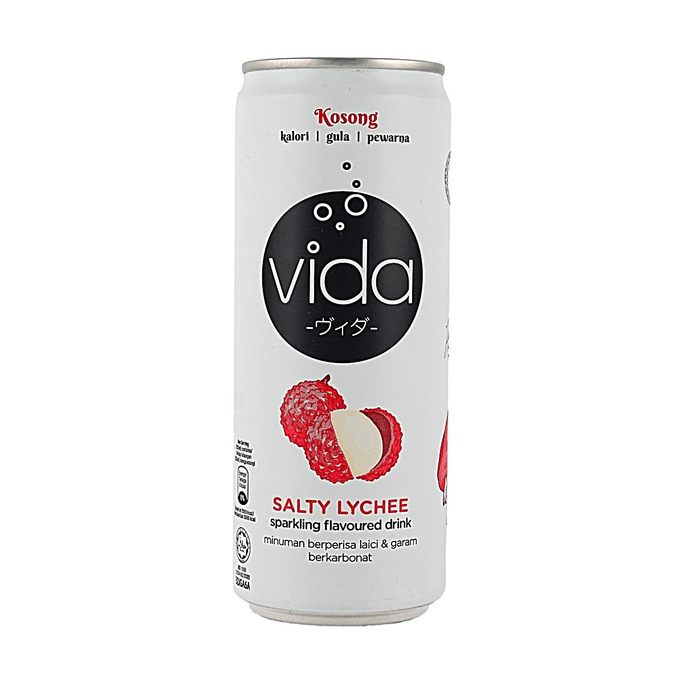 Salty Lychee Sparkling Drink, 10.99 fl oz【0 Sucrose 0 Calories 0 Fat】