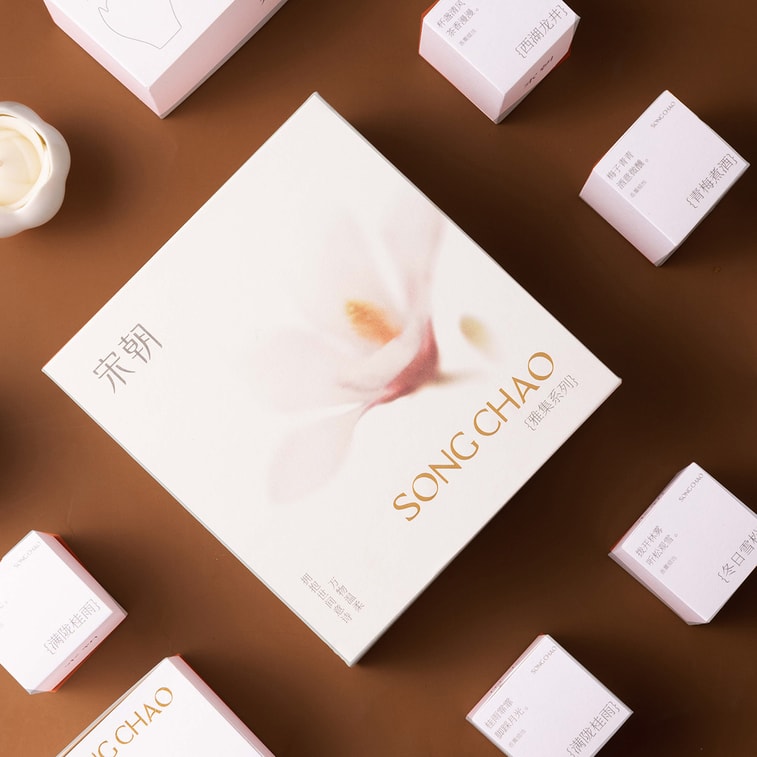 엘레강트 컬렉션 아로마테라피 캔들 선물 세트 박스(아로마테라피 캔들*7, 왁스 멜터*1) 11