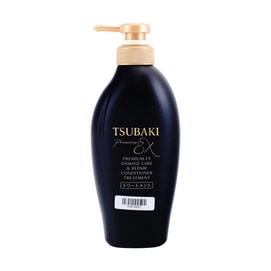 TSUBAKI Black Camellia Luxury Black Ion Repair Strong EX Hair Conditioner, 13.5 fl oz [2024 New Version]