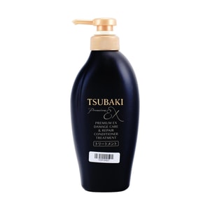 TSUBAKI Black Camellia Luxury Black Ion Repair Strong EX Hair Conditioner, 13.5 fl oz [2024 New Version]