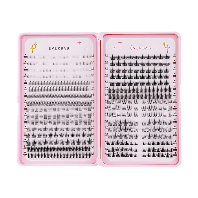 Eyelash Book Single Cluster Falsies Variety Pack