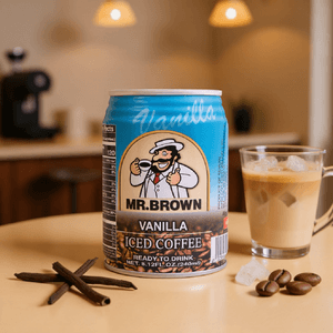 MR BROWN Coffee Vanilla Flavor, 8.1 fl oz