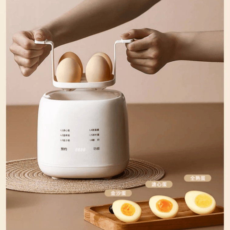 Electric Egg Poacher Egg Cooker With Auto Shut Off White 1 Box 5