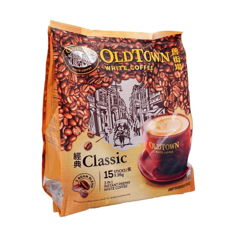 Classic 3 in 1 White Coffee 15 Sticks, 21.16oz 5